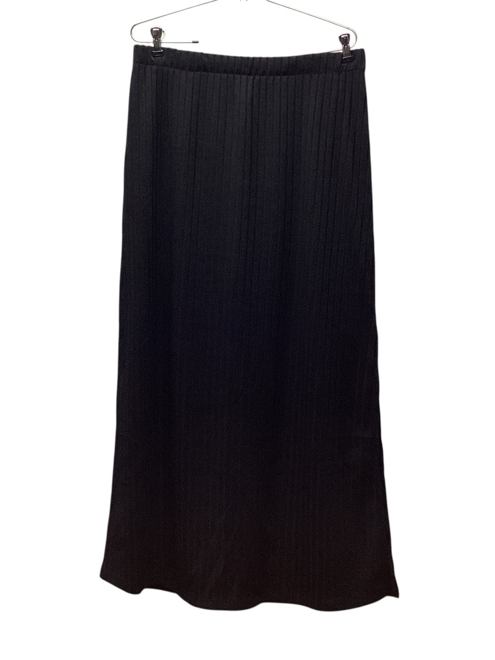 LulaRoe Kayla ribbed maxi skirt Black Size Large